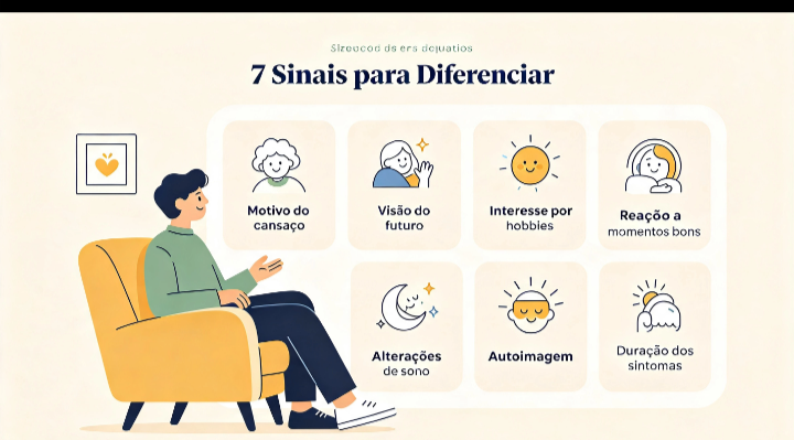 7 Sinais Para Saber Se É Esgotamento ou Depressão — Guia Completo