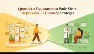 Quando o Esgotamento Pode Virar Depressão — e Como Se Proteger