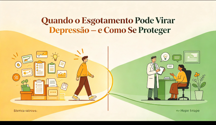 Quando o Esgotamento Pode Virar Depressão — e Como Se Proteger