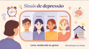 Sinais de depressão leve, moderada e grave — guia prático
